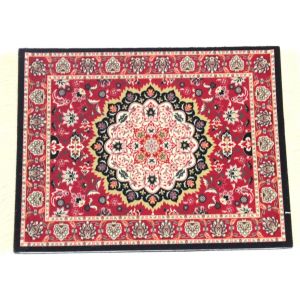 Tapis De Souris Cr&eacute;atif Mini Tapis Oriental Motif Tissu Textile Petit Tapis De Souris Avec Pompons En Coton Tapis De Souris Accessoires D'Ordinateur Sous-Verre 28 X 18 Cm 14#Rouge - Neuf