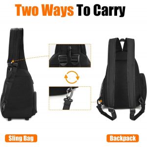 Sac Pour Appareil Photo, Sac &Agrave; Bandouli&egrave;re Pour Appareil Photo, Sac Pour Appareil Photo Reflex Avec Port De Chargement Usb Compatible, Sac &Agrave; Dos &Eacute;tanche Et R&eacute;sistant Aux Chocs(2.0 Noir)[Z3706] - Neuf