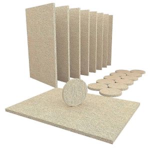 High Quality8 Large Self Stick Furniture Felt Sheets 12 Round Felt Pads To Protect Hardwood Floors&furniture - Neuf