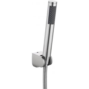 Pommeau Douche avec Long Tuyau Douche et Support Douche, SUS304 Acier Inoxydable Bross&eacute;, LP150-BS - Neuf