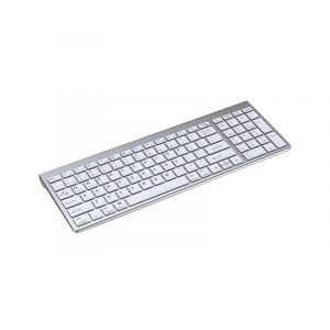 Clavier sans fil Bluetooth 2,4 GHz pour une connectivit&eacute; multi-appareils - Blanc - Neuf