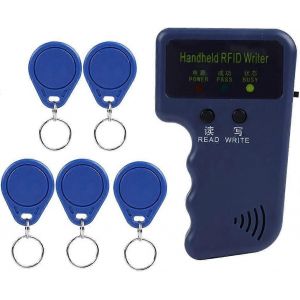 Copieur de carte RFID portable Duplicateur de carte d'identité RFID Graveur avec 5 étiquettes - Neuf