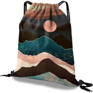 nzqaf-Sac à dos avec cordon de serrage,sac de sport imperméable,Applicable à gym,la plage les voyages,Yoga,joli sac à dos,pour homme et femme - Neuf