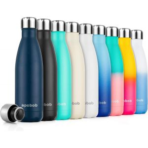 Bouteille Isotherme 500ml 750ml - Gourde Isotherme - 24h Froid Et 12h Chaud - Etanche, Sans Bpa - Gourde Inox Bouteille D'eau Pour Sport, Voyage, Bureau, Randonn&eacute;e - Neuf