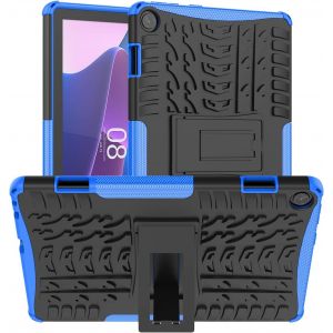 LORANKA-&Eacute;tui de protection rigide en polycarbonate et silicone TPU avec fonction support pour tablette Lenovo Tab M10 3&egrave;me g&eacute;n&eacute;ration TB-328FU/TB-328XU Bleu fonc&eacute; - Neuf