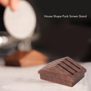 KAL-Support D'Écran De Rondelle, Écran De Rondelle De Café Pratique En Bois De Noyer, 51 Mm 53 Mm 58 Mm Barista Touch Pour Café De Comptoir À Domicile - Neuf