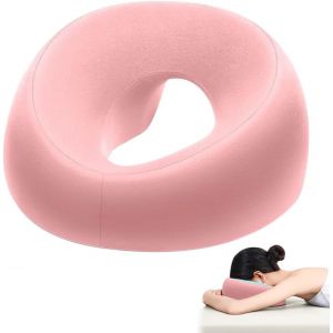 Générique Coussin Massage Visage,Respirant Coussin En Mousse À Mémoire Pour Tetiere Table De Massage,Oreiller Face Le Bas,Coussin Confortable En Forme De U,Pour Massage Spa Salon Beauté - Neuf