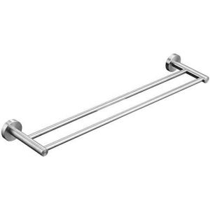 SUBZONAL-Barres Porte-Serviettes Double Support Mural SUS 304 en Acier Inoxydable Bross&eacute;,50 cm Porte Serviette de Bain - Neuf