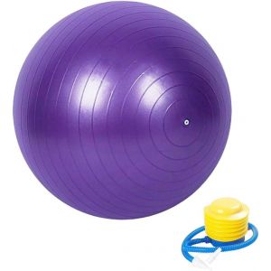 Ballon D'exercice Ballon De Fitness,Balle De Stabilit&eacute; Anti-&Eacute;clatement Avec Pompe Rapide,Balle D'&eacute;quilibre Professionnelle Pour Pilates,Yoga..[K1059] - Neuf
