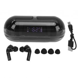 Traducteur &Eacute;couteurs Bluetooth 5.3 144 Langues Num&eacute;rique Affichage Puissance Traduction &Eacute;couteurs pour Appel Musical Noir - Neuf