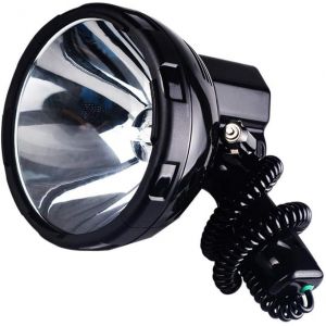 Projecteur De Recherche Haute Puissance 220 W 160 W Lumi&egrave;re Forte Longue Port&eacute;e Au X&eacute;non Utilise Une Batterie 12 V/24 V Pour La Chasse, La Voiture, Le Bateau, Etc., Lampe De Poche &Agrave; Gradation Contin - Neuf