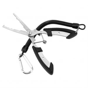 Pince De Peche En Acier Inoxydable, Ciseaux, Coupe-Fil, Outil Pour Retirer Les Hamecons Et Les Hamecons Avec Cordon - Neuf