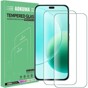 Verre Trempé Compatible Honor 400 Lite/Honor 200 Lite 5g, [Lot De 2] Protection D'écran Pour Honor 200 Lite [0.26mm] [Extrêmement Résistant Aux Rayures] [Haute Définition][Facile À Installer] - Neuf