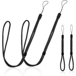 4 Pcs Cordon Tour De Cou Telephone Portable Universelle, Dragonne Pour Appareil Photo, Sangles De Poignet En Nylon, Cordon Telephone Collier Longe R&eacute;glable, Lani&egrave;res De T&eacute;l&eacute;phone E[POP945052] - Neuf
