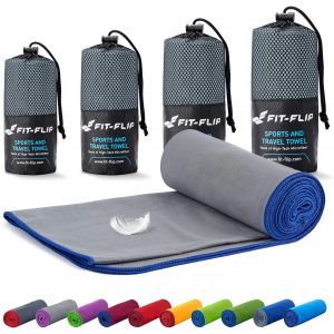Serviette Sport Musculation-Serviette Microfibre-Serviette Piscine Compacte,Ultra-Légère Et Rapidement Sèche-Serviette De Bain Microfibre Parfait Pour Sport,Fitness Et La Plage.[O662] - Neuf