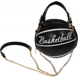 RFCBC-Sac à bandoulière rond en forme de basket-ball Sac à main Nouveauté Portefeuille Cercle Sac à bandoulière pour femmes - Neuf
