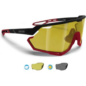 Lunettes De Cyclisme Vtt Running Sport Pour Hommes Femmes En Tr90 Protection 100% Uv Grand Verre Antibu&eacute;e Mod. Alpha[Z2092] - Neuf