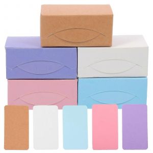 500pcs Vierge M&eacute;mo Cartes Papier &Eacute;tude Cartes Cartes De Note M&eacute;mo Blocs-Notes Messages Cartes De Papier - Neuf