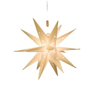 La Batterie De La Minuterie De Moravie &Eacute;toiles Suspendues De Plein Air De No&euml;l De La Lumi&egrave;re Des &Eacute;toiles &Agrave; Un Usage De Vacances De D&eacute;coration, Lumi&egrave;re Porche - Neuf