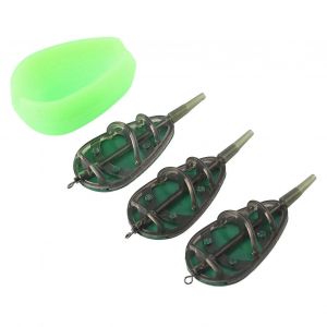 Appâts De Pêche À La Carpe Feeder Mould Set Device Outil De Pêche Feeder 30/40/50 / 60g Accessoire De Pêche (30g + 40g + 50g) - Neuf