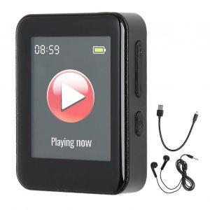 Enregistreur vocal numérique Réduction du bruit HD Chronométrage intelligent AI Enregistreur à commande vocale Enregistreur MP3 avec livre électronique Anglais neutre (avec livre électronique) 64GB - Neuf