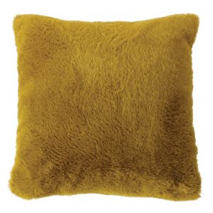 Coussin D&eacute;coratif Imitation Fourrure Toucher Ultra Doux - Neuf