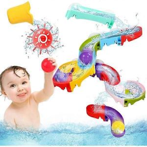 Jouets De Bain Pour Les 2-4 Ans, Parcours &Agrave; Balles Am&eacute;lior&eacute;, Toboggan Aquatique - Neuf