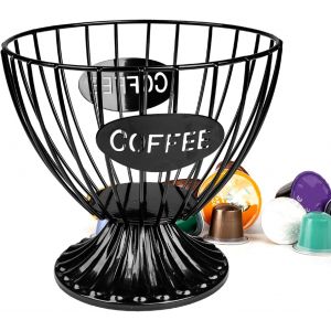 Kal-Porte-Dosettes De Café, Porte-Gobelets K Pour Comptoir, Grande Capacité, Style Minimaliste, Organisateur De Capsules De Café Pour Cuisine, Bureau, Accessoires De Décoration Pour Les Amateurs - Neuf