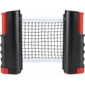 Filet De Ping-Pong Noir Et Rouge, Filet De Tennis De Table Rétractable/Ensemble De Remplacement, Filet Réglable, Filet De Voyage Portable, Accessoires D'intérieur Et D'extérieur - Neuf