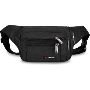 SJZG-Sac Banane Homme Femme, Sac Banane De Randonn&eacute;e L&eacute;ger De Grande Capacit&eacute;, Ceinture R&eacute;glable De Multiple Pockets, Sacs Bananes D'Ext&eacute;rieur Imperm&eacute;able, Pour Le Cyclisme, Escalade, Jogging, Voyage - Neuf