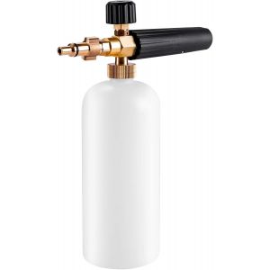 SUBZONAL-Canon à Mousse Compatible avec Lavor/Parkside/Spear and Jackson Lance à Mousse pour Nettoyeur Haute Pression, Pièces en laiton, concentration réglable, plage de pulvérisation réglable 1L - Neuf