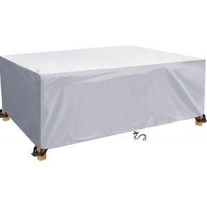 Subzonal-Housse Salon De Jardin,150x100x75cm Housse De Table Jardin Rectangulaire, Couverture De Protection Meubles &iquest;B&acirc;che Salon De Jardin Imperm&eacute;able Anti-Uv 420d Tissu Oxford Bache Table Exterieur - Neuf