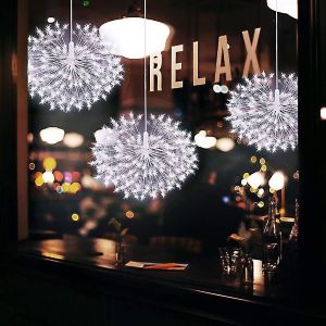 D&eacute;coration de no&euml;l - Set De 2 198led les Lumi&egrave;res de F&eacute;es Avec T&eacute;l&eacute;commande - Blanc - Neuf