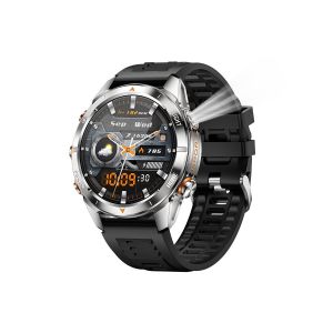 Montre connect&eacute;e avec suivi d'activit&eacute;, fonction appel, 100 modes sportifs, moniteur de fr&eacute;quence cardiaque, argent - Neuf