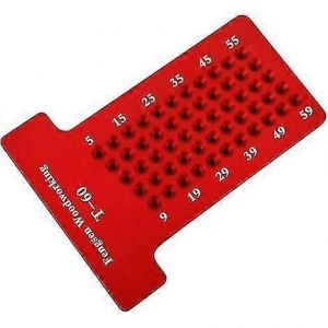 Règle en T règle de mesure Marquage de précision Alliage d'aluminium Outil de travail du bois métrique T60 Mini Scribe (T60) - Neuf