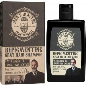 ERYI-Shampoing Repigmentant Cheveux Gris Pour Homme | Soin Cheveux Masculins | Coloration Cheveux | Shampoing Cheveux Blancs Homme | Les Soings Capillaires | Haircare | Shampoing 120 Ml - Neuf