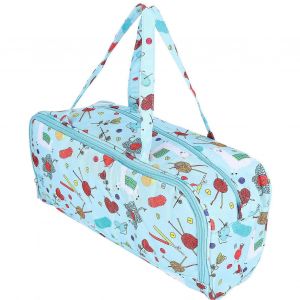 M&eacute;nage Bricolage Crochet Pull Tricot Aiguille De Rangement Sac Organisateur 600d Oxford Tissu Laine Crochet - Neuf