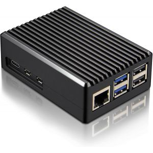 Raspberry Pi 5 boîtier en Aluminium Passive Cooling Case for Raspberry Pi 5 8GB / 4GB (P573) - Neuf