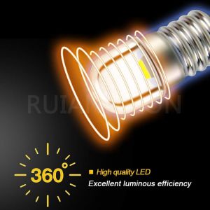 5 Pi&egrave;ces E10 Douille De Base Ampoule Led 1w 4.5v Blanc Chaud Remplacer Torche Phare Phare Mini Lampe Frontale Ampoules De Lampe De Poche, Terre N&eacute;gative - Neuf