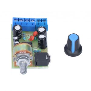 XYONG Carte d'amplificateur audio stereo 2 canaux, module d'amplification de puissance CC TDA2822M 2 V-12 V 1,5 W - Neuf