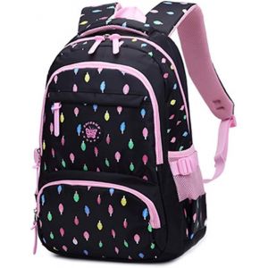 Cartable Fille Primaire,Sacs d'école pour Les Filles Sac à Dos Sac à Dos décontracté léger Sac à Dos pour Ordinateur Portable Sac de Voyage Motif de Feuilles colorées[T97] - Neuf