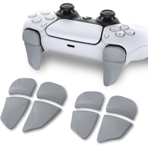 KAL-Bouton Manette Pour Ps5 G&acirc;chette Protection Pour Ps Portal,Trigger Stop Pour Ps5 Edge Controller Accessoires Extension2 Pairs-Gris - Neuf