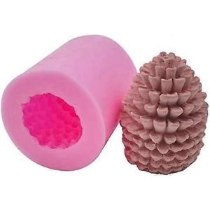 Moule &Agrave; Bougie 3d,Pomme De Pin,Moule En Silicone Pour Arbre De No&euml;l,Moule &Agrave; Savon Bricolage,R&eacute;sine D'outil - Neuf