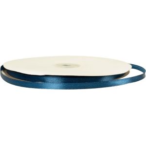 Ruban De Satin Bleu Marine De 6 Mm D'&eacute;paisseur-91 M-Tissu Bleu Fonc&eacute; Pour Emballage Cadeau,Sacs Cadeaux,Cupcakes,Mariage,Ballons,D&eacute;coration De No&euml;l,Travaux Manuels - Neuf