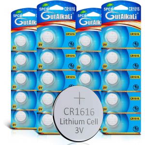Lot de 20 Piles Bouton au Lithium 3 V CR 1616 - Neuf
