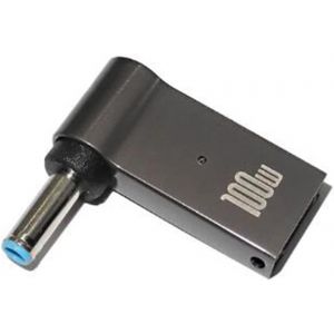acdsgd-PD 100W Connecteur d'adaptateur de Chargeur d'ordinateur Portable USB Type-C Femelle vers DC M&acirc;le Convertisseur de Prise Jack Remplacement pour Acer Samsung Lenovo (4.5x3.0mm for HP) - Neuf