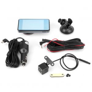 Camera de tableau de bord a double objectif HD 1080p de 3,6 pouces, enregistreur de conduite pour tableau de bord - Neuf
