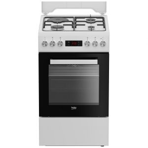 Beko FSE53321WCS four et cuisini&egrave;re A &Eacute;lectrique/Gaz Combi Blanc - Neuf