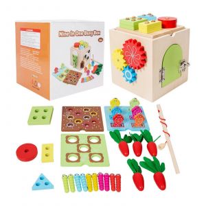 Jouet &eacute;ducatif pour enfants : radis &agrave; tirer, p&ecirc;che magn&eacute;tique, jouet cognitif des couleurs, entra&icirc;nement de la coordination ?il-main, bo&icirc;te d'activit&eacute;s - Neuf