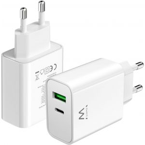Chargeur Rapide, Chargeur Prise Usb C, Chargeur Pour Iphone 15/14/13/12/11/Pro/Max/Mini/Se/X/Xr/Xs/8/7,Ipad Pro/Air, Air/Pods Pro,Samsung Galaxy Note,Huawei,Xiaomi Etc.,2 Ports,30W Type C Su[Z3743] - Neuf